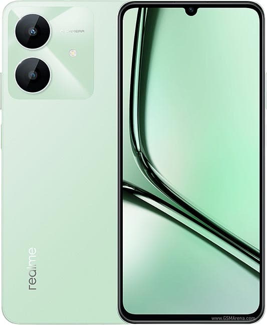 Realme Note 60x , 128 GB , 4 GB , 4G LTE , Dual-SIM - Green