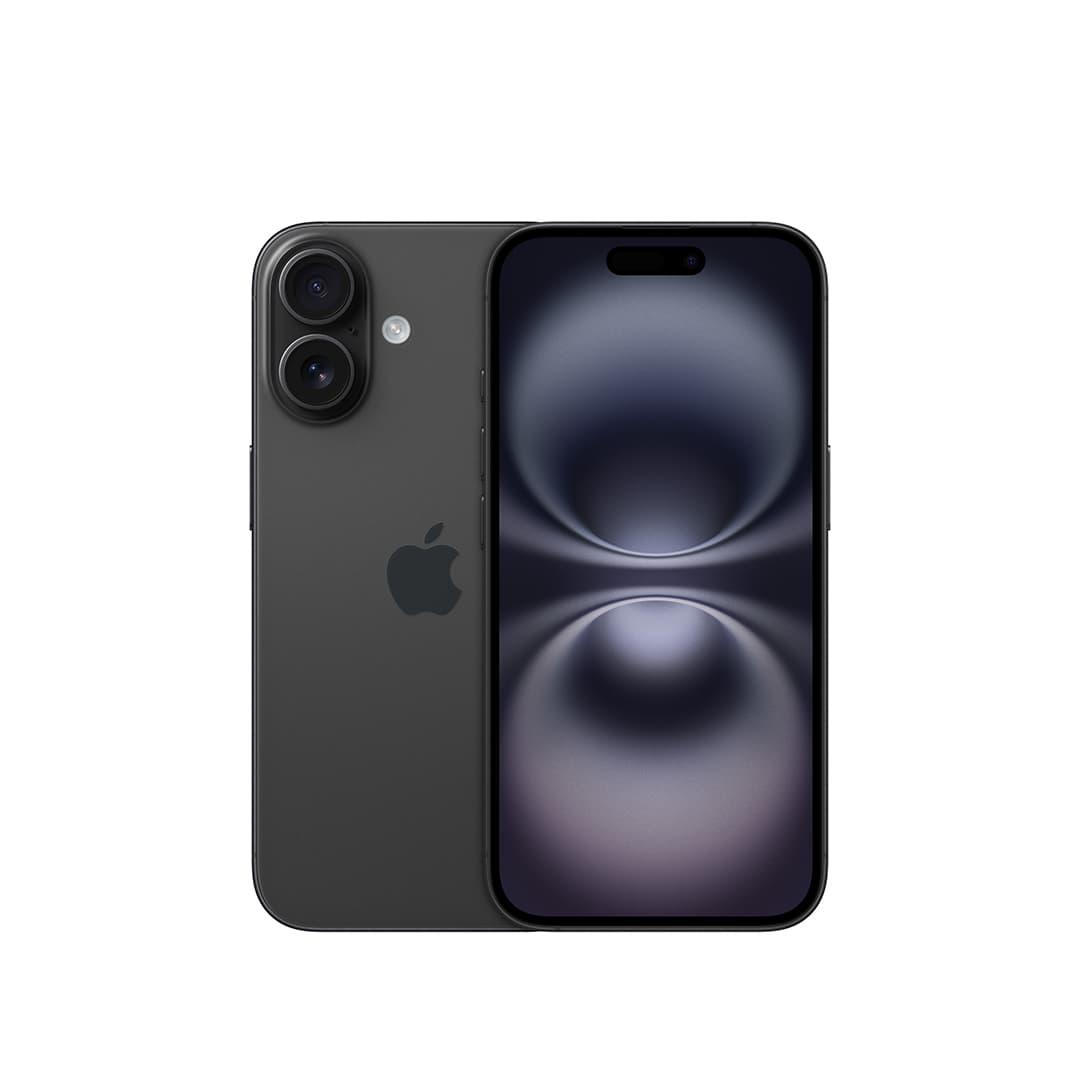 Apple iPhone 16 , 128 GB , 8 GB , 5G , Dual-SIM - Black