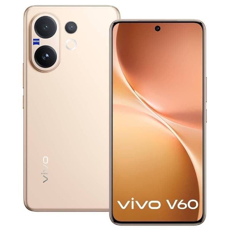 Vivo V60 , 256 GB , 12 GB , 5G , Dual-SIM - Auspicious Gold