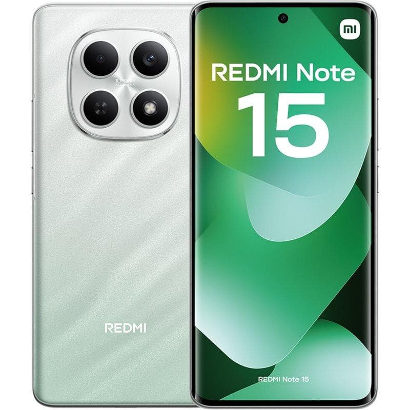 Xiaomi Redmi Note 15 , 128 GB , 6 GB , 4G , Dual-SIM - Forest Green