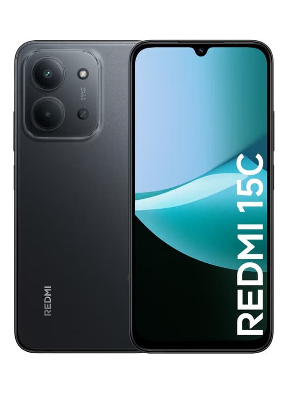 Xiaomi Redmi 15C , 128 GB , 6 GB , 4G LTE , Dual-SIM - Midnight Black