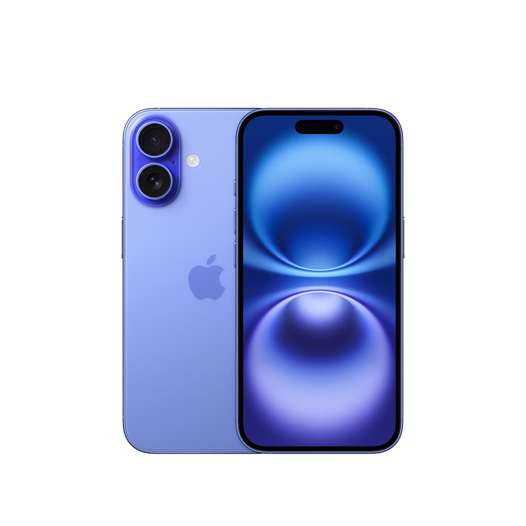 Apple iPhone 16 , 256 GB , 8 GB , 5G , Single SIM - Ultramarine