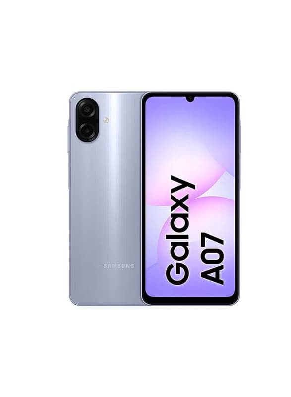 Samsung A07 , 256 GB , 8 GB , 4G LTE , Dual-SIM - Light Violet