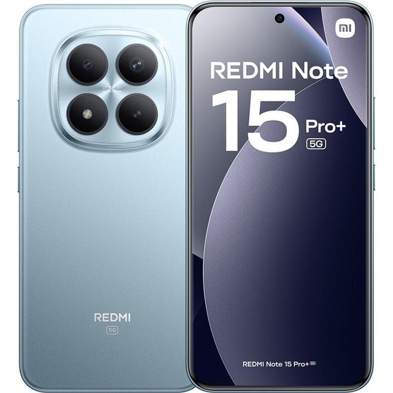 Xiaomi Redmi Note 15 Pro Plus , 256 GB , 12 GB , 5G , Dual-SIM - Glacier Blue