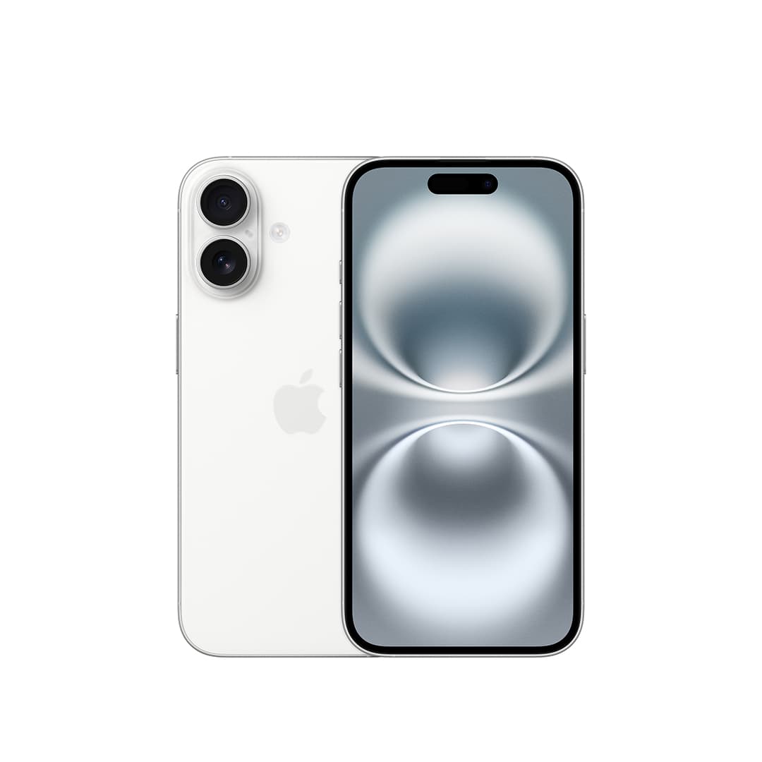 Apple iPhone 16 , 128 GB , 8 GB , 5G , Single SIM - White
