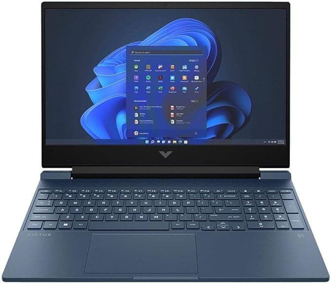 Hp Victus 15-FA0033DX Laptop ,Intel Core I5-12450H 15.6 Inch ,512 GB SSD ,8 GB ,NVIDIA GeForce RTX 3050 ,Windows 11 - Blue