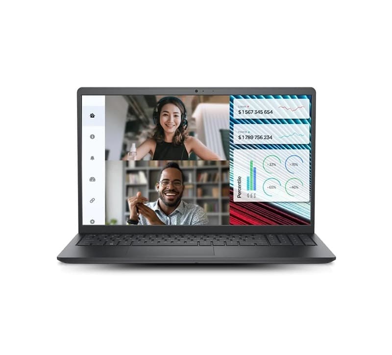 Dell Vostro 3520 Laptop ,Intel Core i7-1255U 15.6 Inch ,512 GB SSD ,16 GB ,Intel Iris XE Graphics ,FreeDos - Carbon Black