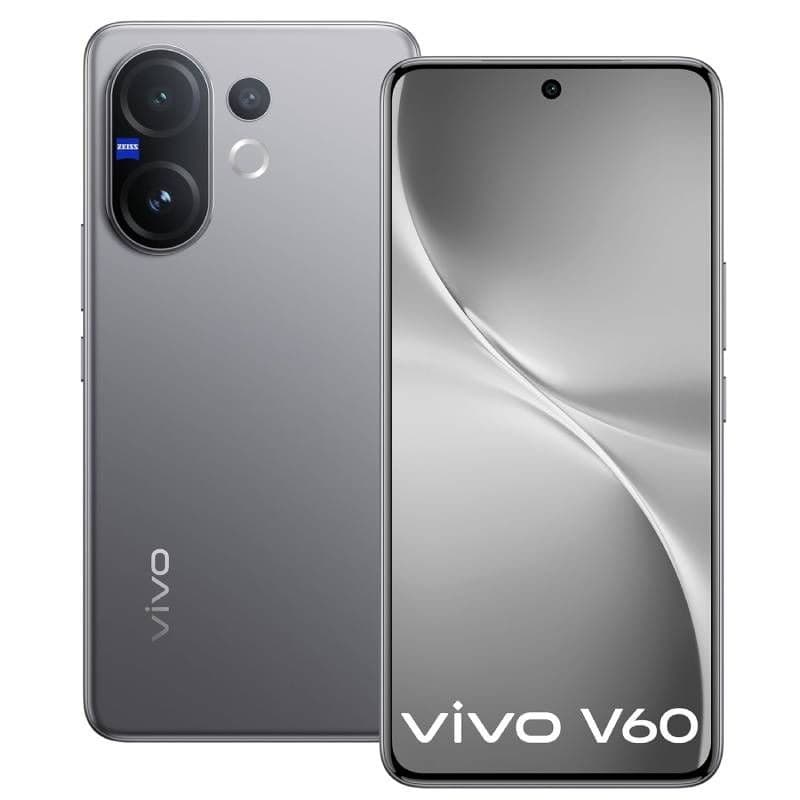 Vivo V60 , 512 GB , 12 GB , 5G , Dual-SIM - Mist Grey