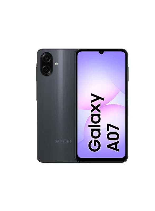 Samsung A07 , 64 GB , 4 GB , 4G LTE , Dual-SIM - Black